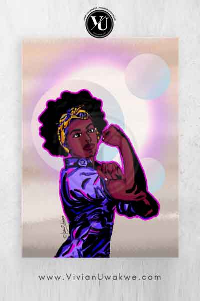 Black Rosie - African American Feminist Wall Art