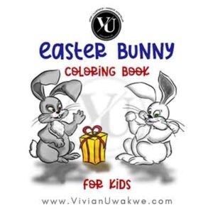 Coloring books with rabbits for children