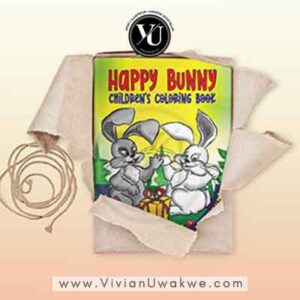 Easter Rabbit Coloring Book For Children