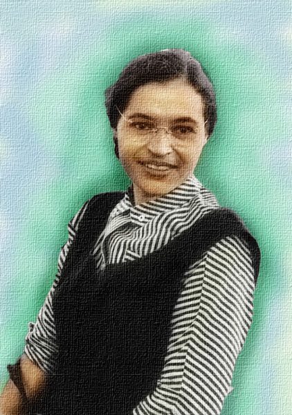 Rosa Parks digital painting