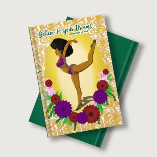 Vivian Uwakwe - Black Ballerina Notebook For Women And Girls